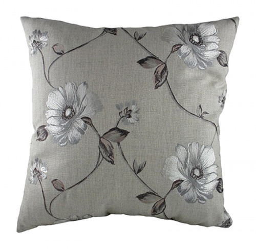 подушка с цветочным орнаментом gray flowers в Орле