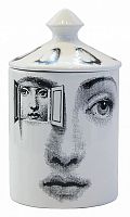 подсвечник белый с крышкой лицо в окне пьеро форназетти segreto candle, 30 см в Орле