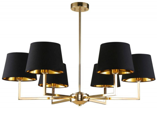 подвесная люстра crystal lux conte sp6 черная в Орле