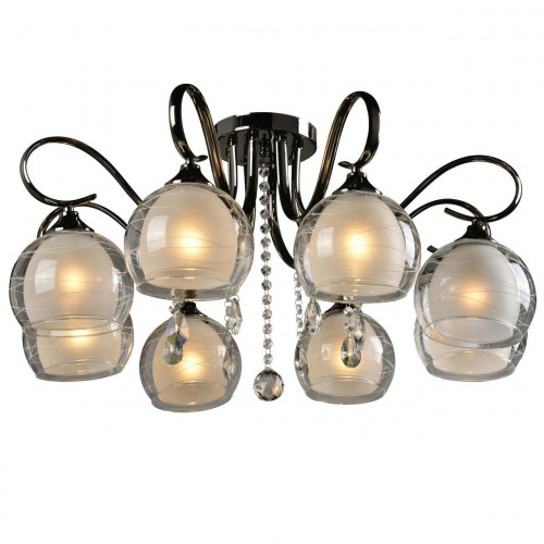 потолочная люстра idlamp merinella 877/8pf-darkchrome в Орле