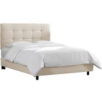 кровать двуспальная 180х200 белая alice tufted talc в Орле