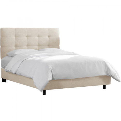 кровать двуспальная 180х200 белая alice tufted talc в Орле