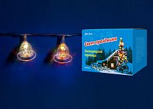светодиодная гирлянда «колокольчики» 280см rgb (07919) uniel uld-s0280-020/dta rgb ip20 bells в Орле