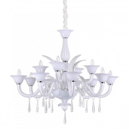подвесная люстра ideal lux renoir sp12 bianco в Орле