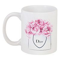 кружка с рисунком dior peonies в Орле