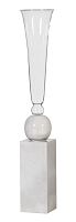 ваза настольная crystal circle white small в Орле