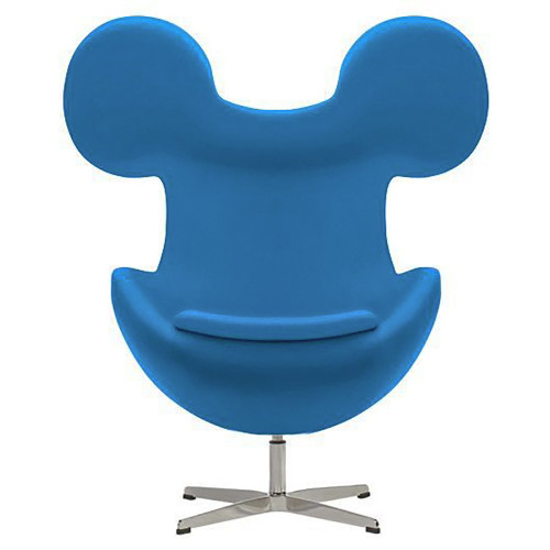 кресло egg mickey голубое в Орле