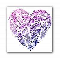 постер heart а4 (фиолетовый) в Орле