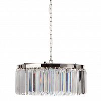люстра rhys clear glass хром, прозрачная, чёрная в Орле